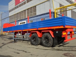 Бортовой полуприцеп Политранс 9417-011