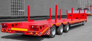 Низкорамный полуприцеп-тяжеловоз 94183-010