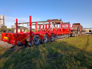 Высокорамный полуприцеп-тяжеловоз Политранс 94163-050