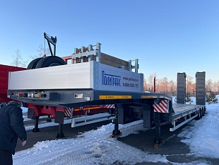 Низкорамный полуприцеп-тяжеловоз 94183-010